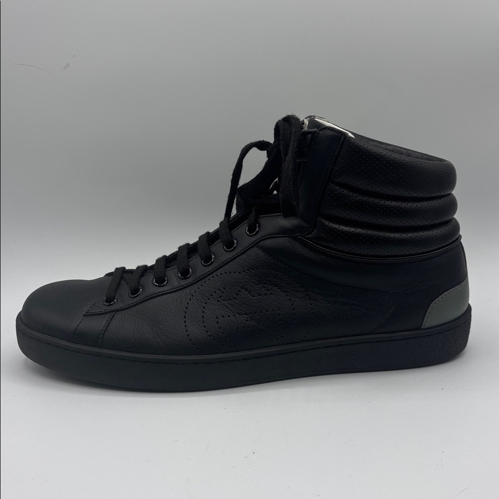 Gucci Ace High Top Sneaker Interlocking G Logo 8 - Picture 8 of 11